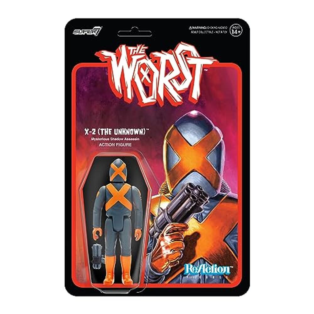 Super7 the Worst X-2 (the Unknown) the Worst Action Figure with Accessory